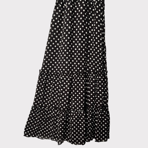 Kate Spade Lia Dot Off The Shoulder Cover Up Maxi Dress - Picture 12 of 14